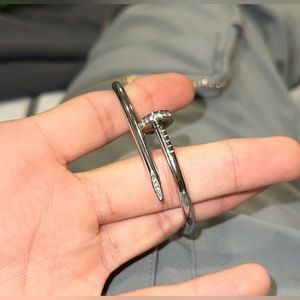 ICE Silver Nail Bracelet